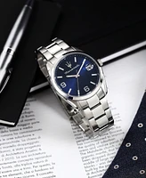 Maserati Men's Date Stainless Steel Metal Band Watch, 43mm