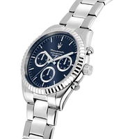 Maserati Men's Multifunction Stainless Steel Metal Band Watch, 43mm