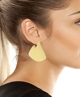 Steve Madden Geometric Statement Hoop Earrings