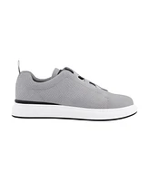 Karl Lagerfeld Paris Men's Front Crossed Reptile Print Slip On Sneakers