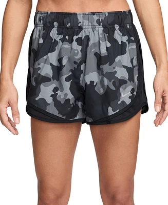 Nike Women's Tempo Dri-fit Mid-Rise 3" Lined Camo Running Shorts