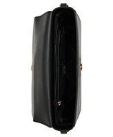 Anne Klein Belted Flap Small Satchel Bag