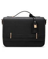 Anne Klein Belted Flap Small Satchel Bag