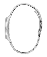 Olivia Burton Women's Glowful Silver Tone Stainless Steel Bracelet Watch