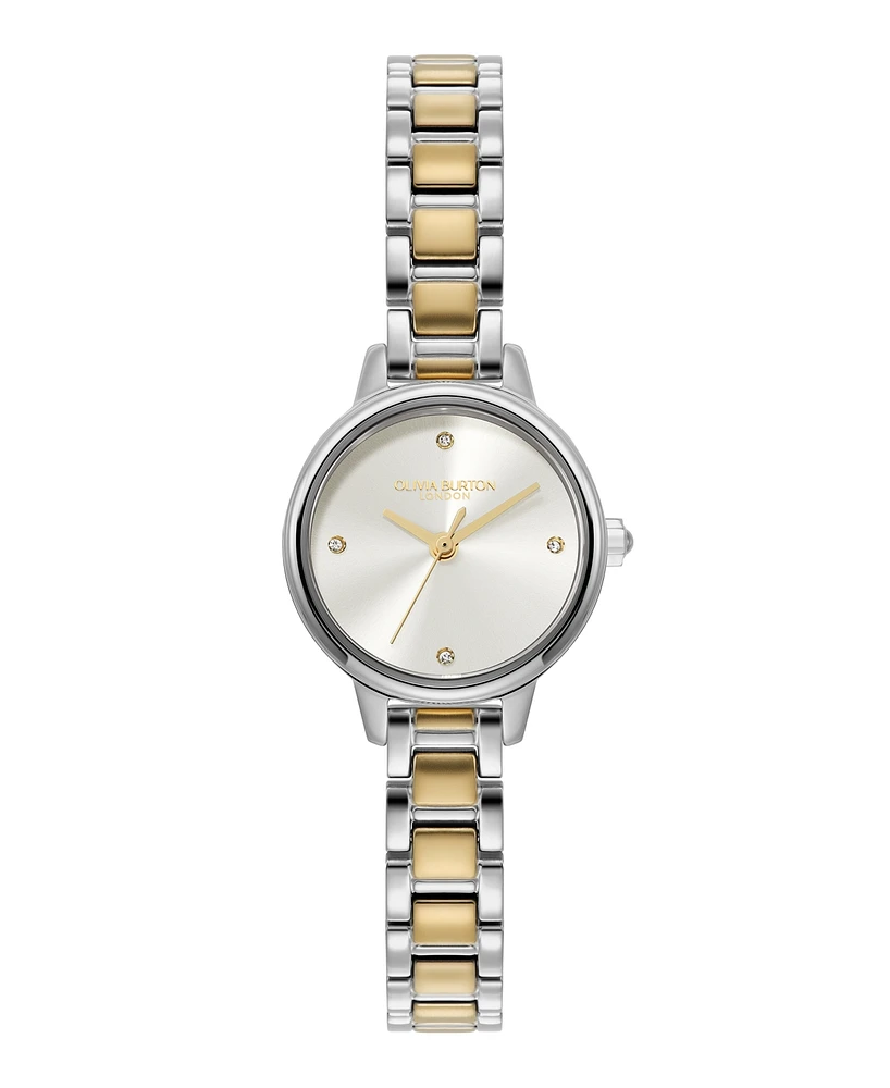 Olivia Burton Women's Mini Classic Two-Tone Stainless Steel Bracelet Watch, 23mm