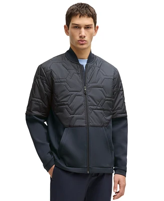 Boss by Hugo Men's Quilted Hybrid Jacket
