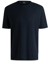 Boss by Hugo Men's Cotton Linen Regular-Fit T-Shirt