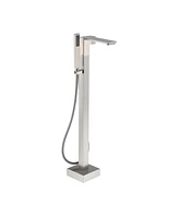 Modern Freestanding Bathtub Faucet with Hand Shower - Anti-Scald, Durable, and Easy to Install