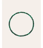 Malachite Bead Bracelet