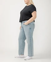 Silver Jeans Co. Plus 90s High Rise Relaxed Straight Leg