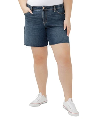 Silver Jeans Co. Plus Suki Mid Rise Curvy Fit Shorts