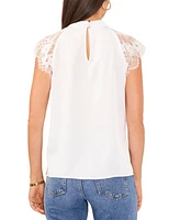 Vince Camuto Women's Lace-Sleeve Top