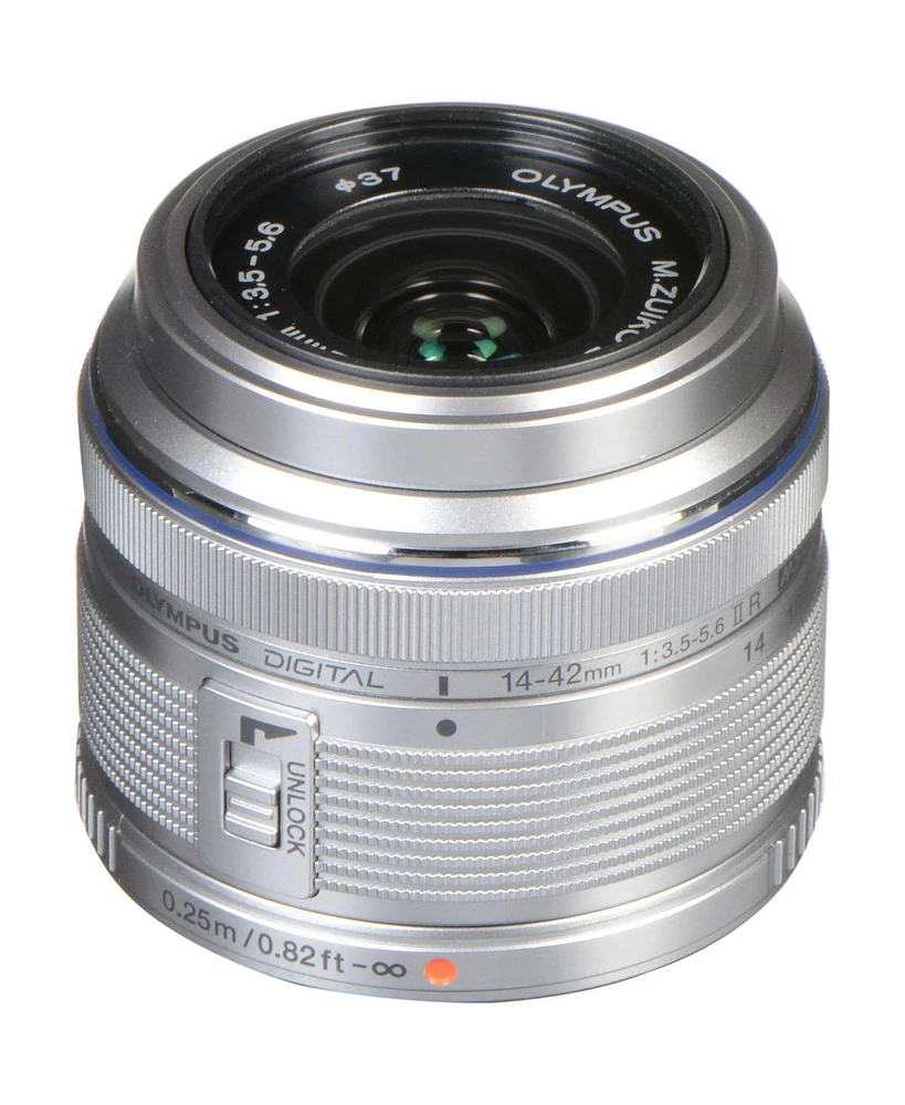 Olympus M.Zuiko Digital 14-42mm f/3.5-5.6 Ii R Lens for Micro Four Thirds, Silver