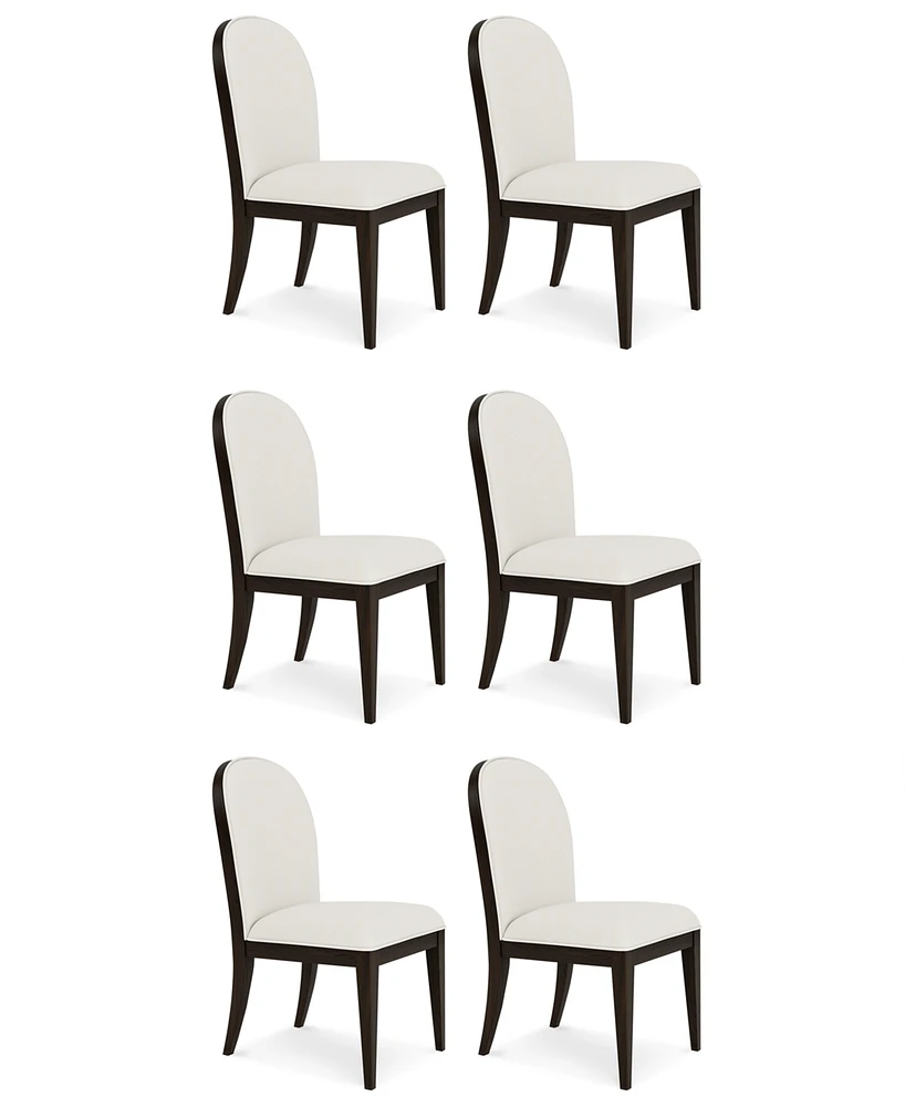 Mazen 6-Pc. Curved Side Chair Set