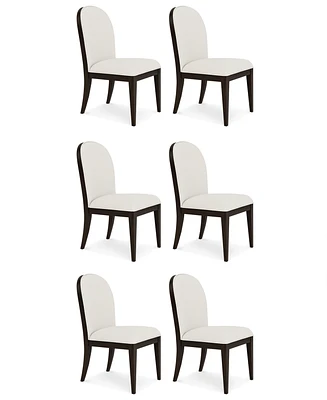 Mazen 6-Pc. Curved Side Chair Set