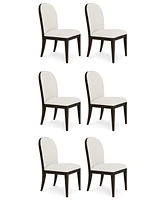 Mazen 6-Pc. Curved Side Chair Set