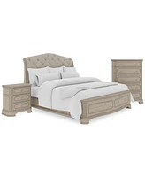 Kensington 3-Pc. King Set (Bed, Chest & 3-Drawer Nightstand)