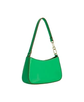 Fred Segal Medium Shine Leather Mini Shoulder Bag