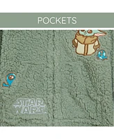 Star Wars Toddler Boys The Mandalorian Grogu Cozy Sherpa Cosplay Hoodie