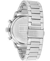 Tommy Hilfiger Men's Multifunction Silver-Tone Stainless Steel Bracelet Watch