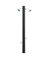 Outsunny 9.2 Gallon Slolar Heated Outdoor Shower with 2 Shower Heads