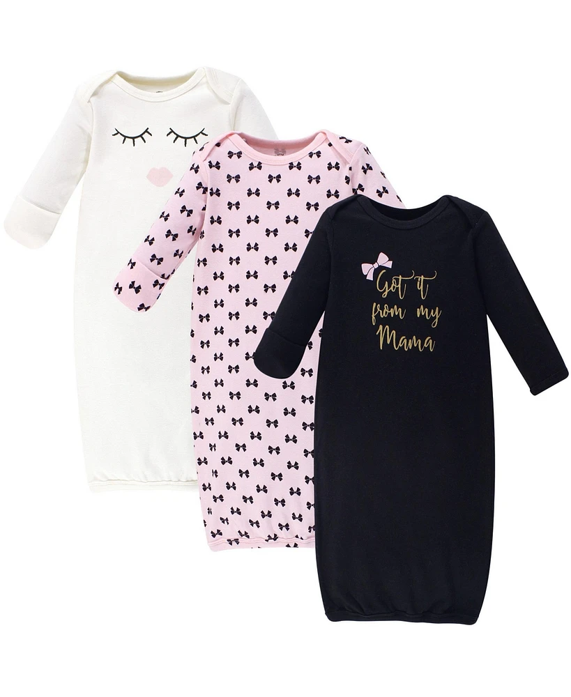 Little Treasure Baby Girls Treasure Cotton Gowns, Mama, Preemie-Newborn