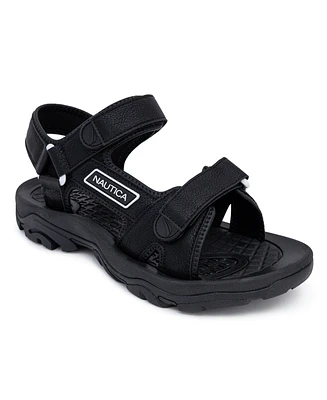 Nautica Men's Bulty Round Toe Strappy Sandals