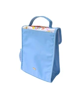 Packed Party Little Letters Confetti Lunch Bag, Blue, 10.5in x 8.5in x 4.5in