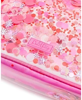Packed Party Purple Confetti Lunchbox Cute, Soft Insulated Lunch Bag Lunch Box Cooler Fits a Water Bottle, Ice Packs for Cold Food, or Hot Food (Pink