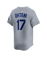 Nike Men's Shohei Ohtani Gray Los Angeles Dodgers Alternate Limited Player Jersey