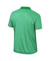 Colosseum Men's Green Oregon Ducks Striped Polo Shirt