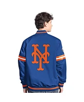 Starter Men's Royal New York Mets Scout Full-Snap Varsity Jacket