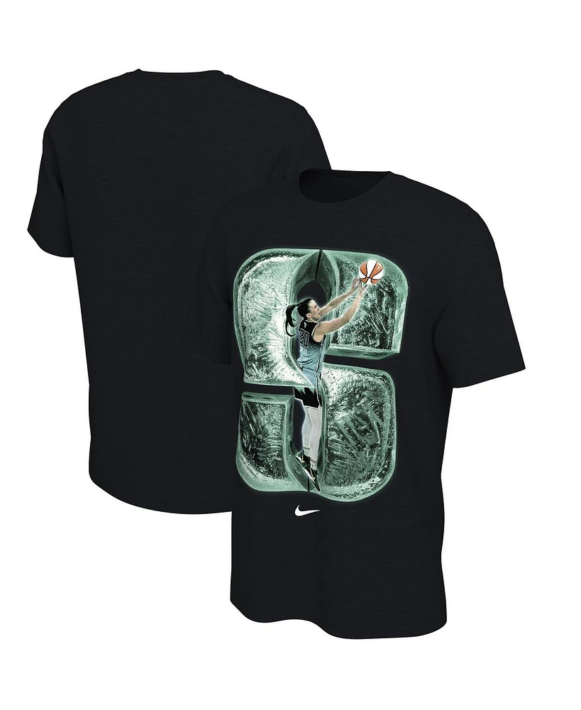 Nike Men's and Women's Sabrina Ionescu Black New York Liberty Wnba Summit Player T-Shirt