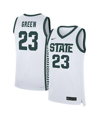 Nike Men's Draymond Green White Michigan State Spartans Performance Replica Basketball Jersey