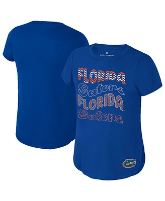 Colosseum Big Boys and Girls Royal Florida Gators Rogan T-Shirt