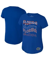Colosseum Big Boys and Girls Royal Florida Gators Rogan T-Shirt