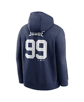 Nike Men's Aaron Judge Navy New York Yankees Player Name Number Club Pullover Hoodie