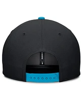 Nike Men's Black/Blue Miami Marlins Pro Performance Snapback Hat