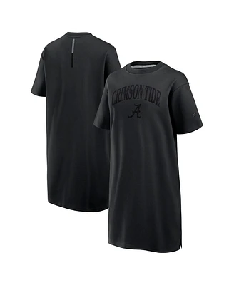 Fanatics Women's Black Alabama Crimson Tide Elements Go Tri-Blend T-Shirt Dress
