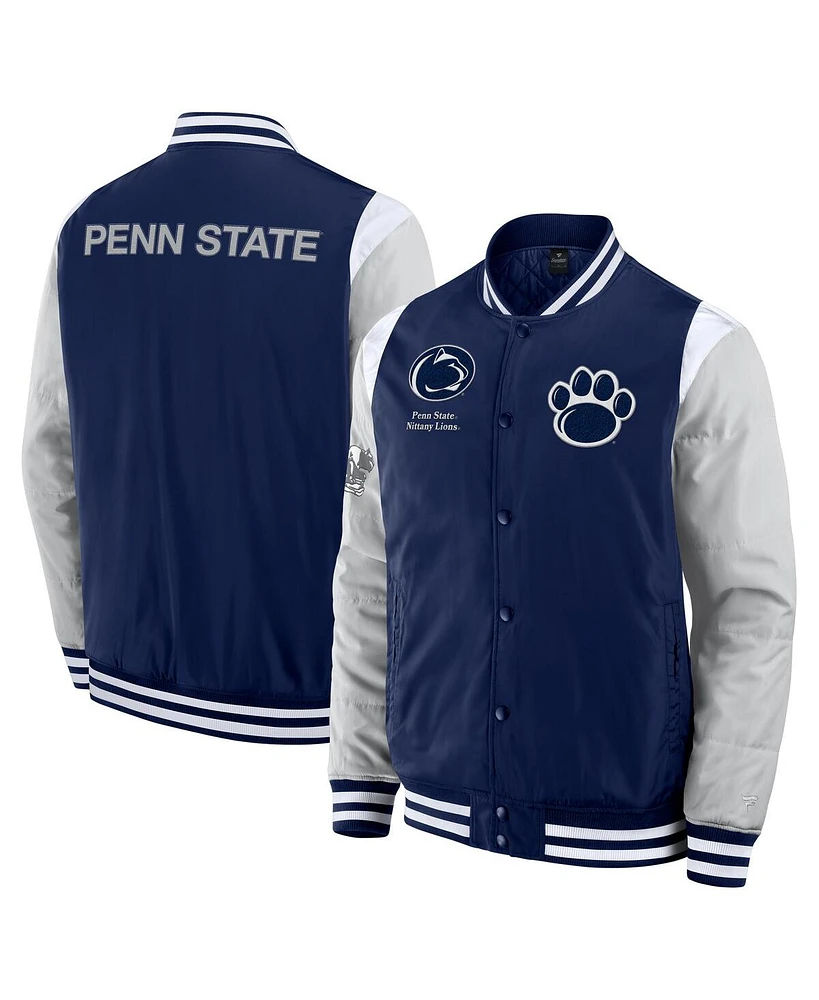 Fanatics Men's Navy Penn State Nittany Lions Elements Elite Full-Snap Jacket
