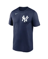 Nike Men's Aaron Judge Navy New York Yankees Legend Name Number Performance T-Shirt