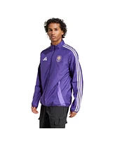 Adidas Men's Purple/White Orlando City Sc 2025 Anthem Reversible Full-Zip Jacket