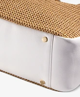I.n.c. International Concepts Salee Straw Shoulder Bag, Exclusively at Macy's