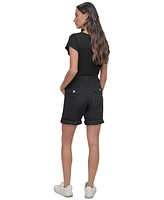 Dkny Sport Women's Smocked-Waist Convertible Shorts