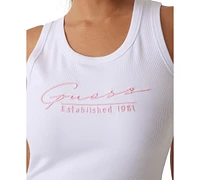 Guess Women's Embroidered Logo Tank Dress