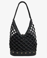 I.n.c. International Concepts Kahtt Macrame Hobo Bag, Exclusively at Macy's