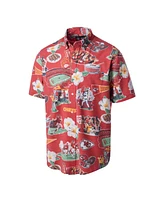 Reyn Spooner Men's Red Kansas City Chiefs Scenic Button-Down Shirt