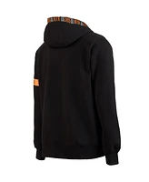 Two Hype x Nba Men's Black New York Knicks Culture Hoops Collection Premium Pullover Hoodie