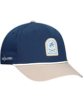 Barstool Golf Men's Navy The Players Tropical Small Patch Rope Snapback Hat