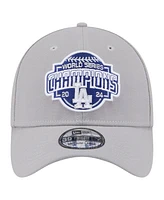 New Era Men's Gray Los Angeles Dodgers 2024 World Series Champions 39THIRTY Flex Hat